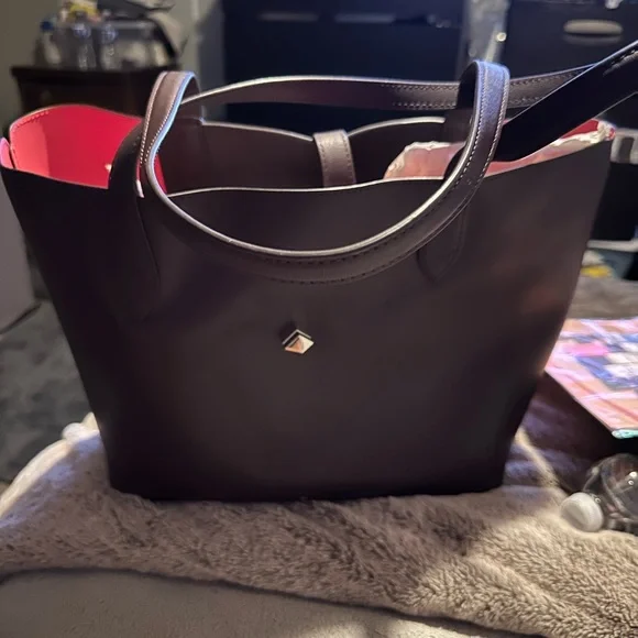 kate spade Bags Kate Spade Medium Tote Chocolate Cherry Poshmark